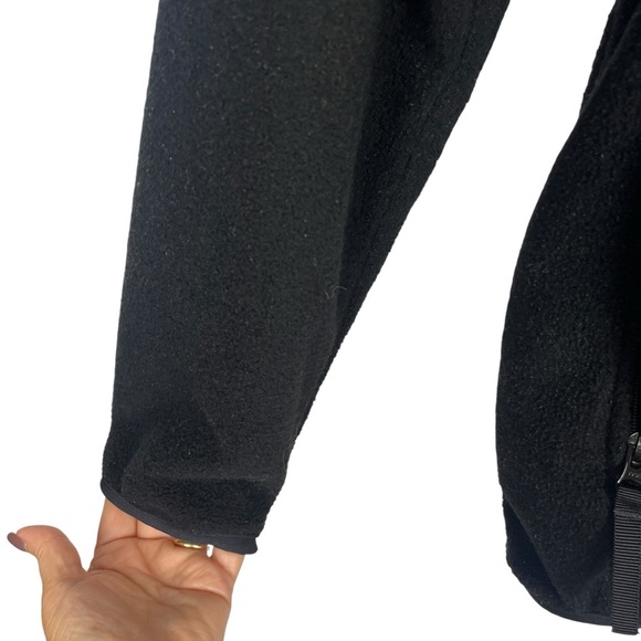 Vintage HELLY HANSEN Jacket Women's Large Black Full Zip Thick Fleece Outdoor - Picture 6 of 13